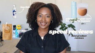 SPEED REVIEWS // thoughts on products I've been trying lately | ALOVE4ME