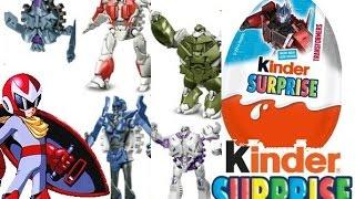 Protoman Review: Transformers Prime Kinder Surprise Eggs toys CHALLENGE