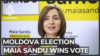 Moldova: Maia Sandu wins vote, beating Russia-backed competitor