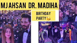 Mj Ahsan Dr Madiha | BIRTHDAY  PARTY  FULL MASTI  ZAIN BLOUCH