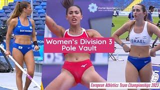 Women's Pole Vault 3rd Division, European Athletics Team Championships 2023