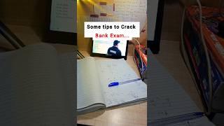 Bank Exam Study Vlog|| some tips to Crack it || #bankexam #rrb #sbi #ibps #study vlog