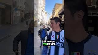  NEVER Wear a Ronaldo Jersey in Argentina!  (Crazy Social Experiment) #shorts #cr7 #messi