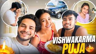 Celebrating Vishwakarma Puja || She made special Khichdi 