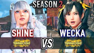 T8  SHINE (Lili) vs WECKA (Xiaoyu)  Tekken 8 (SEASON 2) High Level Gameplay