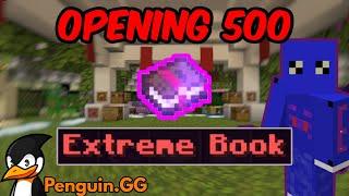 OPENING 500 EXTREME ENCHANT BOOKS | Penguin.GG Minecraft