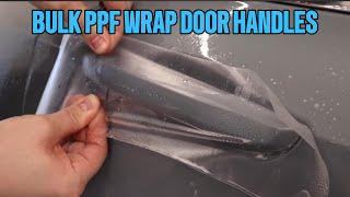 How To PPF Bulk Wrap Door Handles