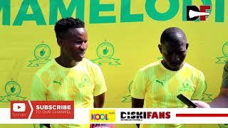 Interview with Themba Zwane & Aubrey Modiba | Mamelodi Sundowns vs Orlando Pirates | Club World Cup