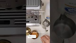 How to steam milk on the Breville Barista Express | NO CUTS.