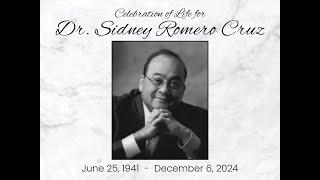 Celebration of Life for Dr. Sidney Romero Cruz