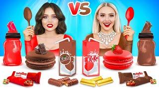 RICH Food VS BROKE Food Chocolate Challenge | Expensive VS Cheap Yummies by RATATA BRILLIANT