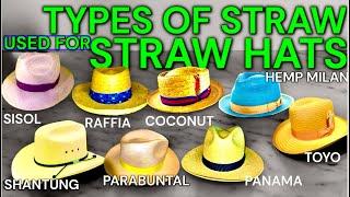 TYPES OF STRAW USED FOR STRAW HATS & Their Properties-Which Is Right For You?-🩵 KEVIN’S KTG HATS