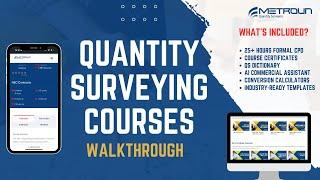 Quantity Surveying Courses | Step by Step Walkthrough