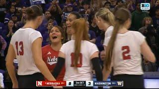 Nebraska vs Washington  | 2024 Women's College Volleyball, Nov 09 2024