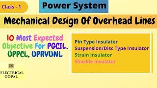 strain insulator | suspension type insulator | electrical interview questions and answers | Gopal |