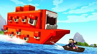 BARCO EATER ME ATACOU NO MINECRAFT !! ( TREVOR HENDERSON )