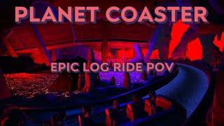 PLANET COASTER - LOG RIDE - Desperado Falls River Adventure POV