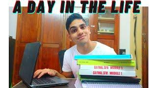 A Day In The Life of a CA Student/Aspirant | Work From Home Edition