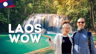 Unglaublicher Wasserfall Kuang Si in Luang Prabang - wir konnten es kaum glauben!