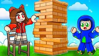 GIANT JENGA In Roblox !!