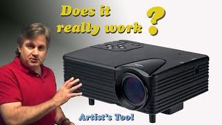 Easy-How to use a projector to copy an image onto canvas for painting | Ray Naso Art