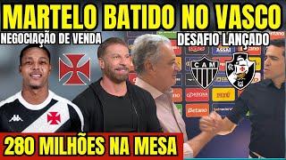 MARTELO BATIDO NO VASCO! NEGOCIAÇÃO DO POTENCIAL CONSTRUTIVO DE SÃO JANUÁRIO! 280 MILHÕES NA MESA!