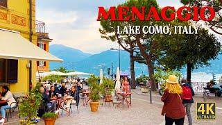 Lake Como - Menaggio, Italy - Walking Tour - 4K UHD - with Captions