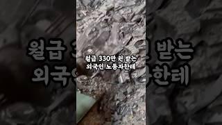 월급 330만 원 받는 외국인 노동자한테 더러운 냄새 난다고요?