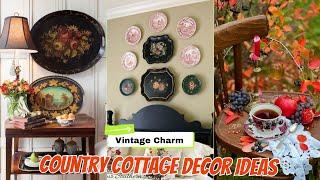 Vintage Charm: 75+ Country Cottage Decorating Ideas #vintage #countrycottage #decoration