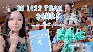 How I stop stressing out during market prep  Minimalist Market Prep Planner for Crochet Business