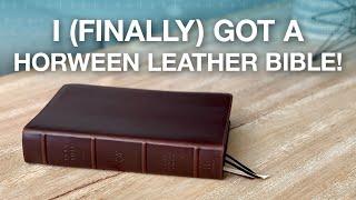 Unboxing a Horween Leather ESV Bible from Crossway