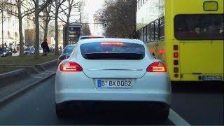 Porsche Panamera strange BLINKING of Tail Rear Brake Lights ???