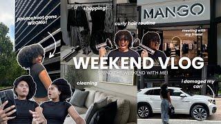 WEEKEND VLOG | shopping, cleaning, photoshoot gone WRONG, i damaged my car, meeting my friend