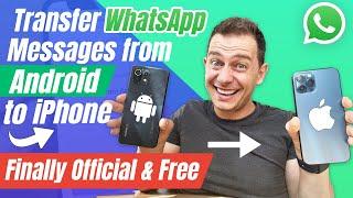 (NEW) How to Transfer WhatsApp Chat from Android to iPhone (Official Free) 2022