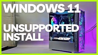 NO BS - Install Windows 11 on any UNSUPPORTED PC