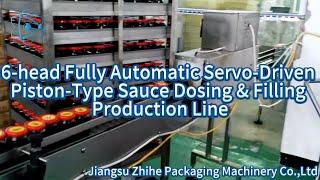 4800 Bottle Per Hour Sauce Production Line By Jiangsu Zhihe Packaging Machinery Co.,Ltd