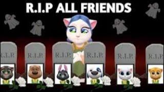 My Talking Tom Friends -R.I.P ALL FRIENDS  SQUID DOLL LONELY -AMONG US New Chinese Game ll