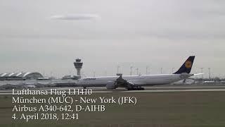 Lufthansaflug LH410 München-New York JFK 340