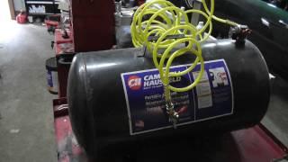 Building a propane forge from air tank