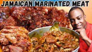 Why Jamaicans Marinated  the BEST Meat Oxtails ,Chicken Pork For CHRISTMAS ! Jamaica Chef Cooking !