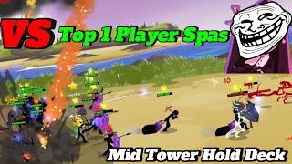 Trolling the TOP 1 Player @spasNation in Stick War 3! 