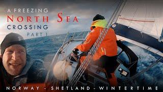 Crossing the cold NORTH SEA MID WINTER. Bad idea...!