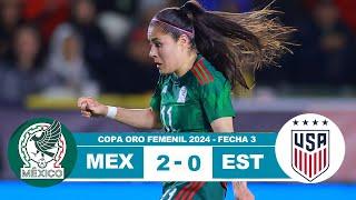 Mexico Femenil vs Estados Unidos 2-0 Resumen Goles 2024