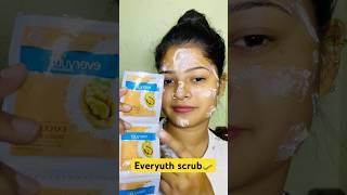 Everyuth scrub beauty cutie tips #tranding #shorts #skincare