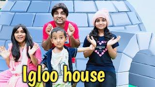 Igloo house we build | comedy video | funny video | Prabhu Sarala lifestyle