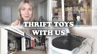 CHARITY SHOP WITH TODDLER | THRIFTING TOYS | ALINA GHOST