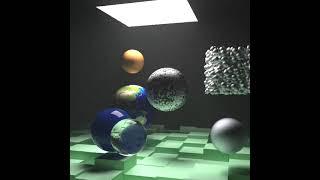 Ray Tracing - fog and spheres