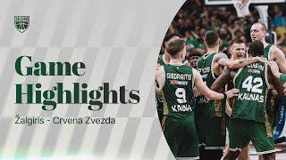 Žalgiris - Crvena Zvezda | Game Highlights | 2024.10.30