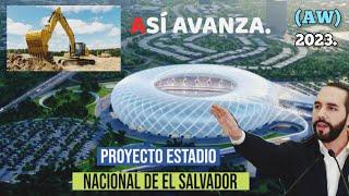 Así es el mega estadío que está construyendo el salvador, mega Proyectos de el salvador 2023 Nayib