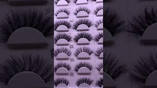 3D mink eyelashes samples plates choose eyelashes models eyelashes catalogue